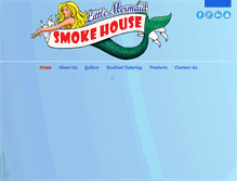 Tablet Screenshot of littlemermaidsmokehouse.com